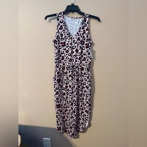 Hello Beautiful Leopard Dress - great with a denim jacket for fall!